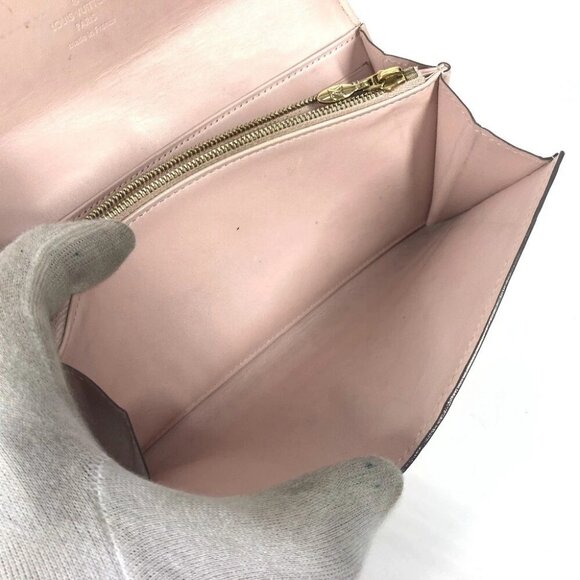 LOUIS VUITTON M90081 MonogramVernis Portefeuille-Sarah Bi-fold Flap Long Wallet - Picture 12 of 16